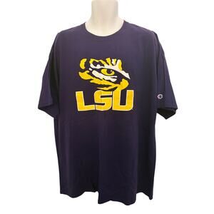 Champion LSU Purple T-Shirt. 2XL
